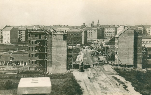 Zvonimirova ulica 1930. godine (Foto Vladimir Horvat) sepija